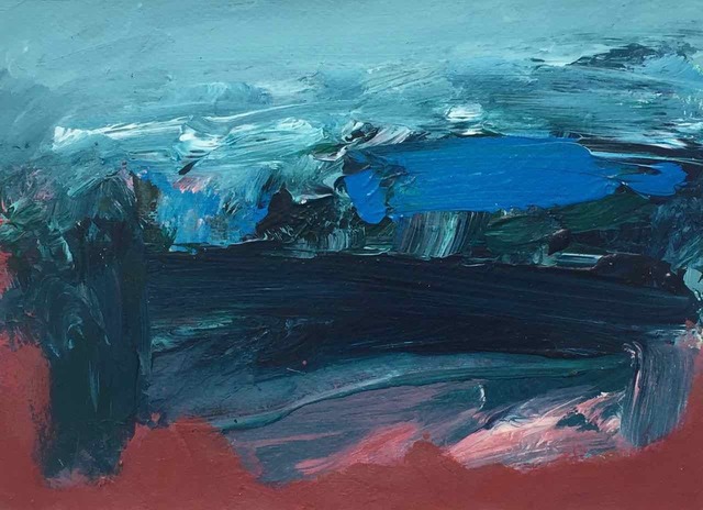 Deborah Lanyon, ‘Gara Rock’, 2018, Painting, Acrylic on paper and board, Joanna Bryant & Julian Page