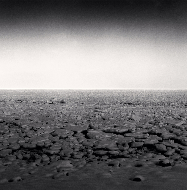 Michael Kenna, ‘Frozen Sea of Okhotsk, Study 2, Utoro, Hokkaido, Japan’, 2005, Photography, Toned gelatin silver print, G. Gibson Gallery