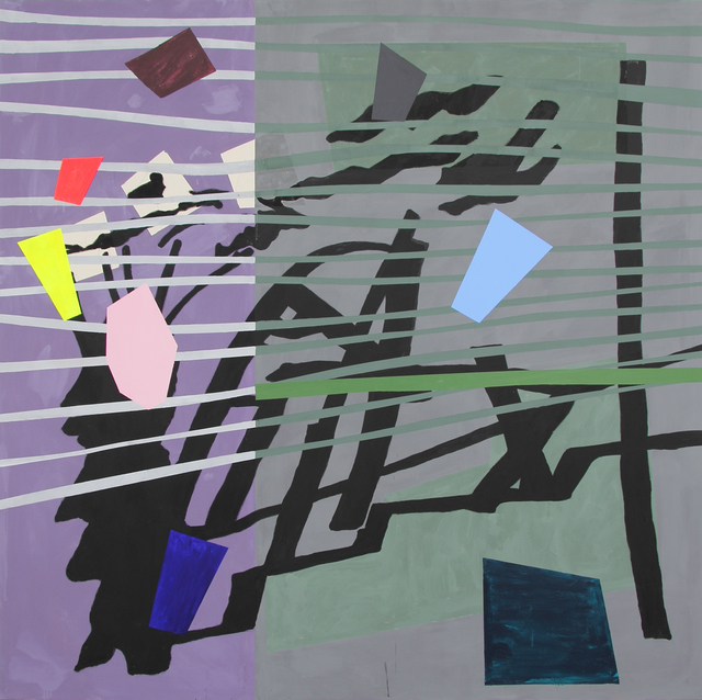 Bruce McLean, ‘Shade Painting: Purple’, 2016, Bernard Jacobson Gallery