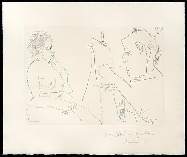 Pablo Picasso, ‘Peintre et Modèle’, 1966, Tanya Baxter Contemporary