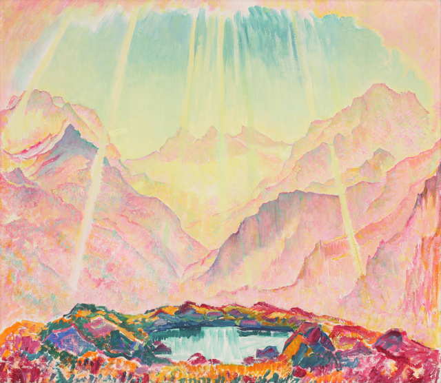 Clara Porges, ‘Piz Maroz und Maroztal, Sicht von der Maloja-Gegend’, not dated, Galerie Bromer