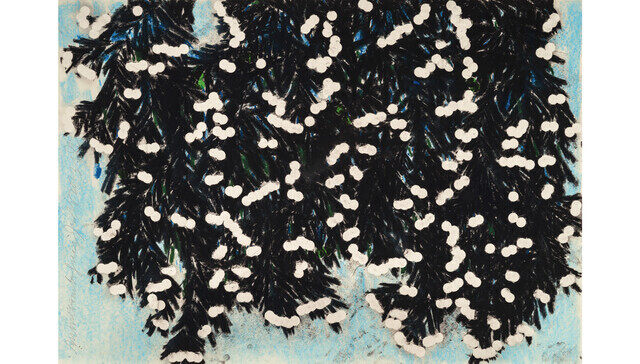 Donald Sultan - Mimosa with Green, Jan 25 2023