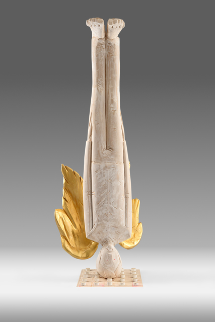 Ivan Lardschneider, ‘My Angel’, 2016, Sculpture, Linden wood, GALERIE BENJAMIN ECK