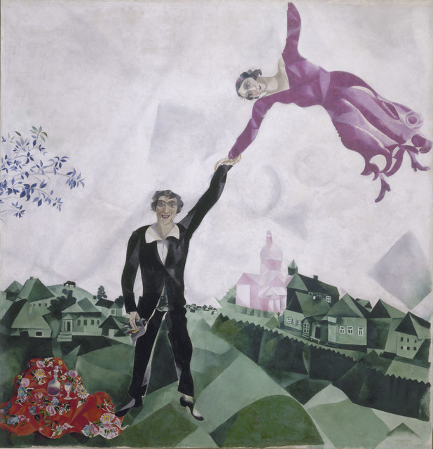 marc chagalls works reflected his heritage which was