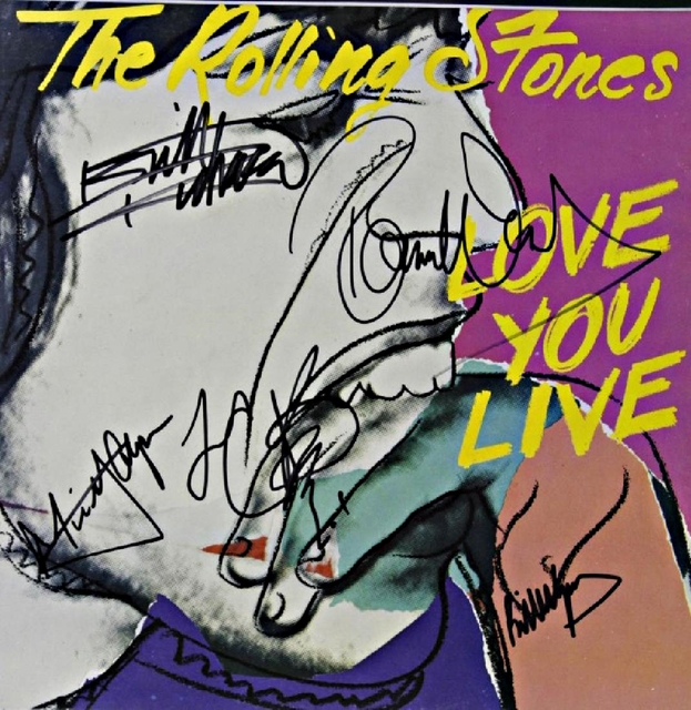Andy Warhol, ‘Love You Live (Signed by all Five Rolling Stones)’, 1977, Alpha 137 Gallery