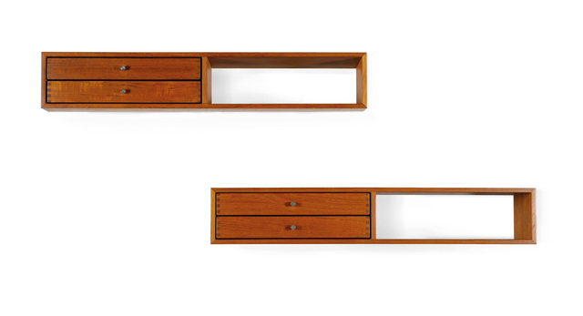 Kai Kristiansen, ‘Set of 2 wall mounted console’, circa 1960, Aguttes