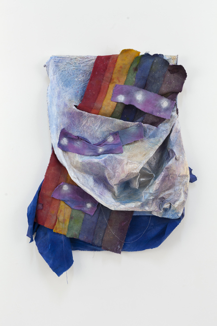 Jamie Powell, ‘Somewhere’, 2018, Sculpture, Acrylic and spray paint on dyed torn canvas, Freight + Volume