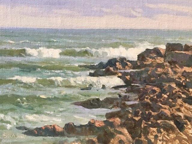 Mark Shasha, ‘Rockport Rollers’, 2019, Painting, Oil, The Galleries at Salmagundi