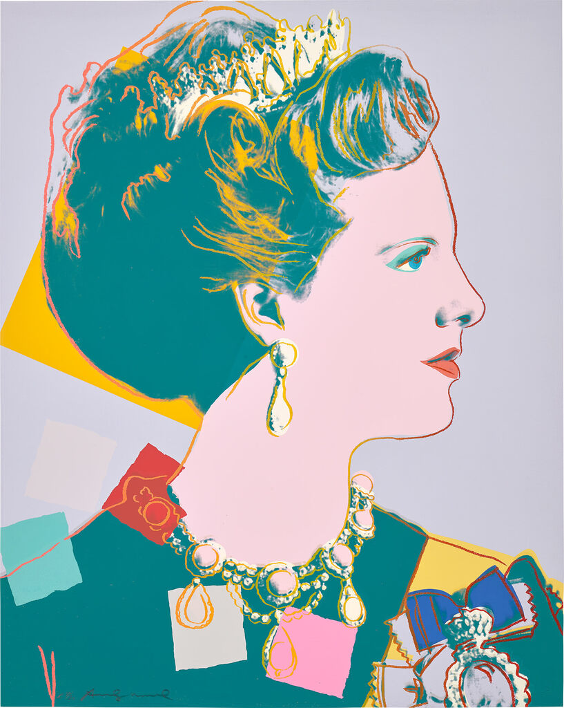 Andy Warhol - Queen Margrethe II of Denmark, from Reigning Queens (Royal Edition) (F. & S. 342A)