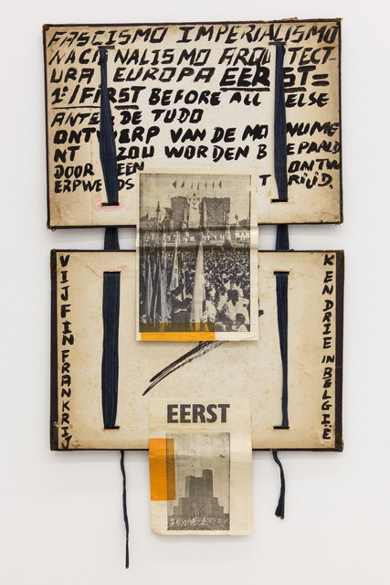 Carla Filipe, ‘“Comer papel mastigado - o desejo de compreender o velho continente para cuspir a sua história / Eating chewed paper - the desire to understand the old continent to spit its story" Untitled 45’, 2014, Drawing, Collage or other Work on Paper, Collage, ink on paper, Múrias Centeno