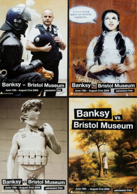 Banksy, ‘Banksy vs The Bristol Museum (Set of 4)’, 2009, End to End Gallery