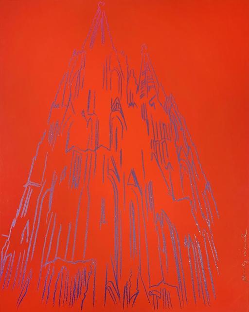 Andy Warhol, ‘Cologne Cathedral’, 1985, Print, Unique screenprint with diamond dust on Lenox Museum Board, Hamilton-Selway Fine Art