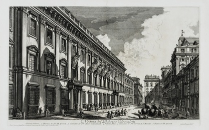 Veduta del Palazzo Odescalchi, from: Vedute di Roma