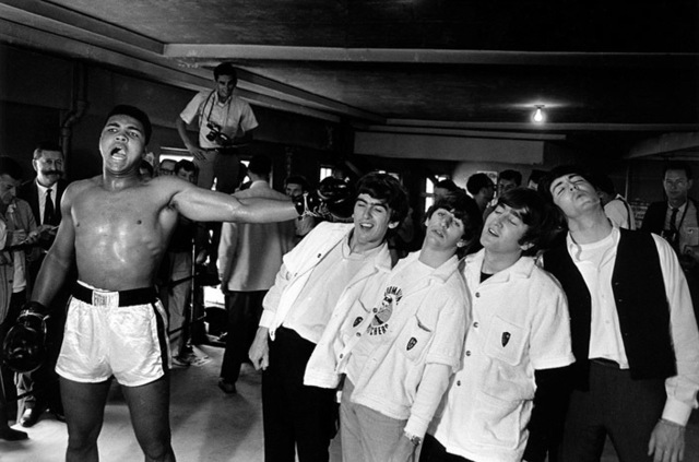 Chris Smith, ‘Ali versus The Beatles’, 1964, Photography, Silver gelatin fibre based print, Alon Zakaim Fine Art
