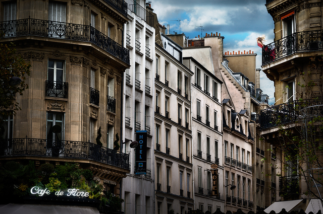 David Drebin, ‘Red Dress In Paris’, 2013, Photography, Digital C-Print on Archival Paper, Isabella Garrucho Fine Art