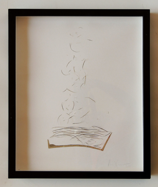 Máximo González, ‘Inbox / Bandeja de entrada’, 2014, Drawing, Collage or other Work on Paper, Collage: out-of-circulation currency, Lisa Sette Gallery