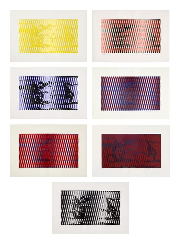 Roy Lichtenstein - Haystack Series