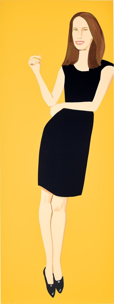 Alex Katz - Christy, from Black Dress