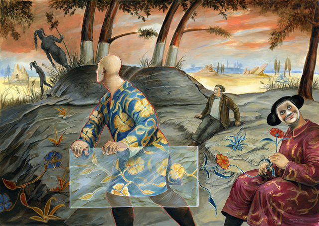 Niniko Morbedadze, ‘The Orange clouds on the boundary’, 2018, Baia Gallery