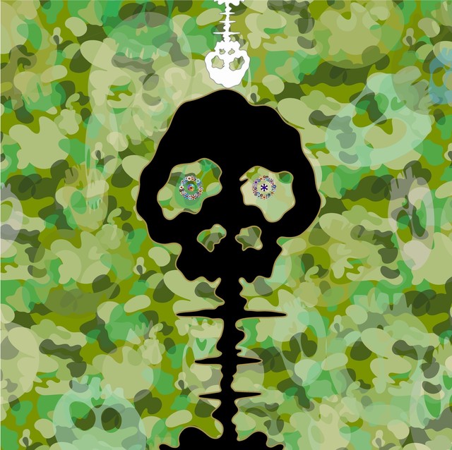 Takashi Murakami, ‘TIME - camouflage moss green’, 2009, Gagosian