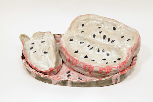 Valerie Hegarty, ‘Watermelon Skulls’, 2016, Sculpture, Glazed ceramics, Malin Gallery