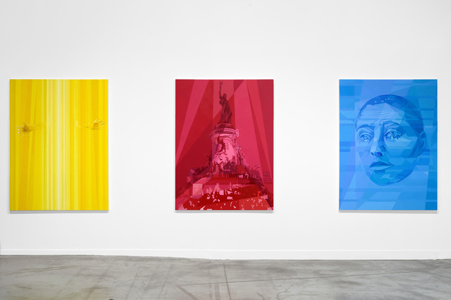 Anna Ostoya | Yellow; Red; Blue (2015) | Artsy