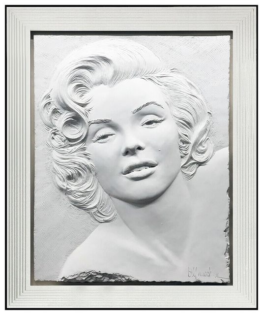 Bill Mack Bill Mack Marilyn Monroe Bonded Sand Sculpture Legend Hand