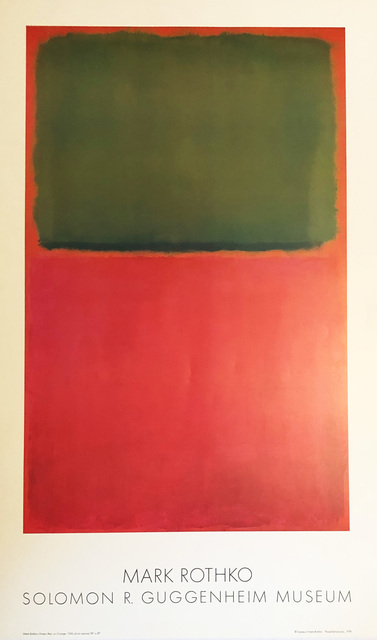 Mark Rothko, ‘Mark Rothko 1978 Guggenheim Museum exhibition poster’, 1978, Lot 180
