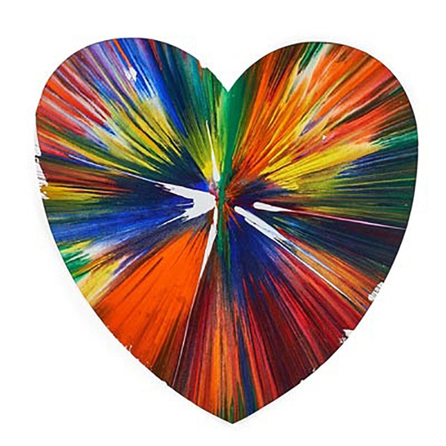Damien Hirst, ‘Heart Spin Painting, 2009’, 2009, Eternity Gallery