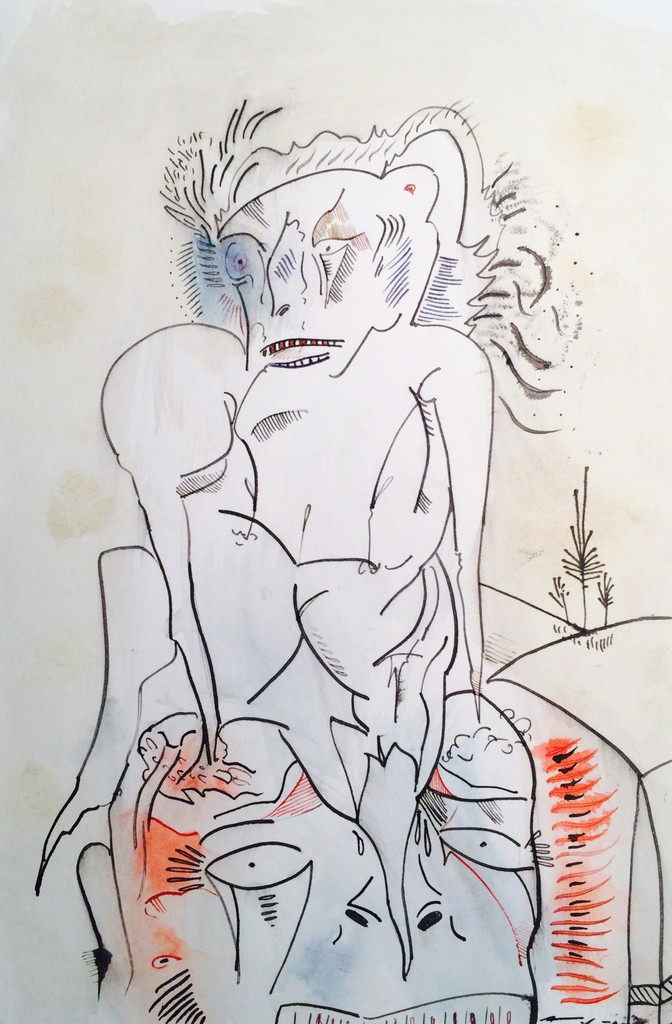 ALEXIS DE CHAUNAC
Crisis
2012
Ink and watercolor on paper
11.2 x 7.8 in. ALEXIS DE CHAUNAC
Crisis
2012
Ink and watercolor on paper
11.2 x 7.8 in.