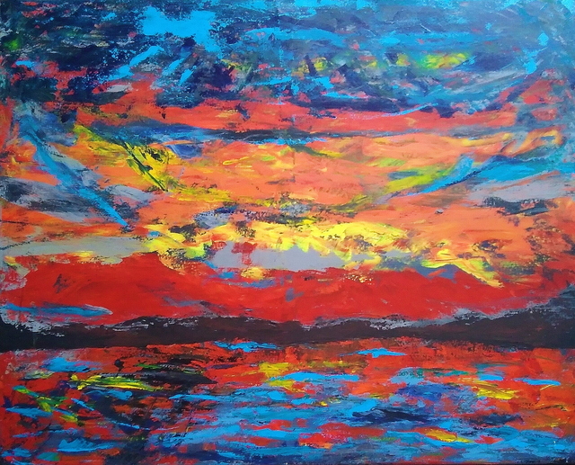 Angela Burns, ‘Red Sky in Mourning’, 2019, Maggio Art Consultancy
