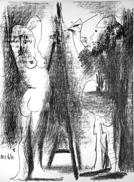Pablo Picasso, ‘Le Peintre et Son Modèle’, 1964, michael lisi / contemporary art
