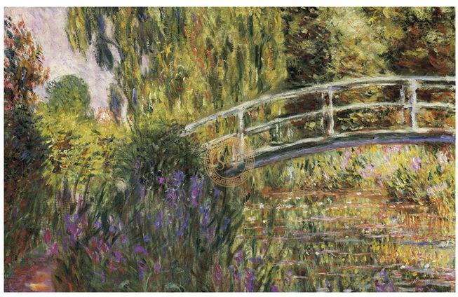 Innenrahmen 12x16in YCCYI K/ünstlergarten von Monet Flowers Leinwand Malerei Kalligraphie Poster Drucke Wohnzimmer Wandkunst Malerei Home Decor Bild 30x40cm