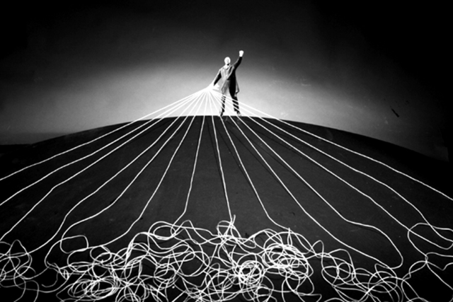 Gilbert Garcin, ‘Le maître du monde - The master of the world’, 2008, Photography, Gelatin silver print, Stephen Bulger Gallery