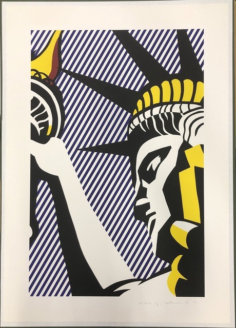 Roy Lichtenstein, ‘I Love Liberty’, 1982, Print, Screenprint on Arches 88 paper, Fine Art Mia