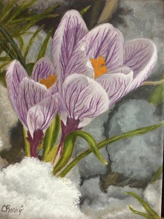 "Hope" by Carrie Renouf, acrylic on canvas "Hope" by Carrie Renouf, acrylic on canvas