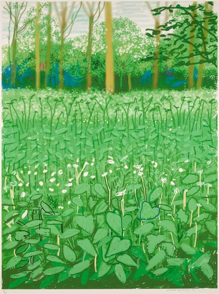 David Hockney - The Arrival of Spring in Woldgate, East Yorkshire in 2011 (twenty eleven) - 6 May