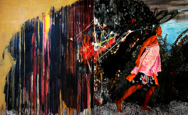 Mequitta Ahuja, ‘Parade (diptych)’, 2007, Blanton Museum of Art