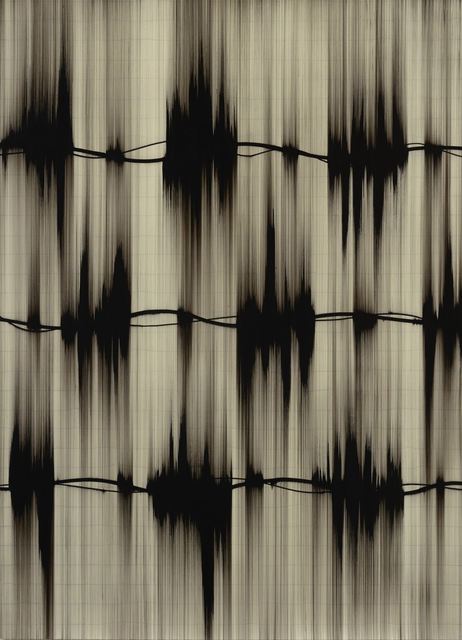 Mark Francis, ‘Moire III’, 2020, Drawing, Collage or other Work on Paper, Acrylic paint and oil on paper, Bernhard Knaus Fine Art