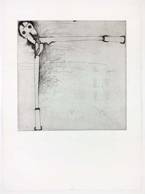 Jim Dine, ‘ Bolt Cutters (first state)’, 1972, Print, Etching from one copper plate on Hodgkinson mould-made paper, Petersburg Press