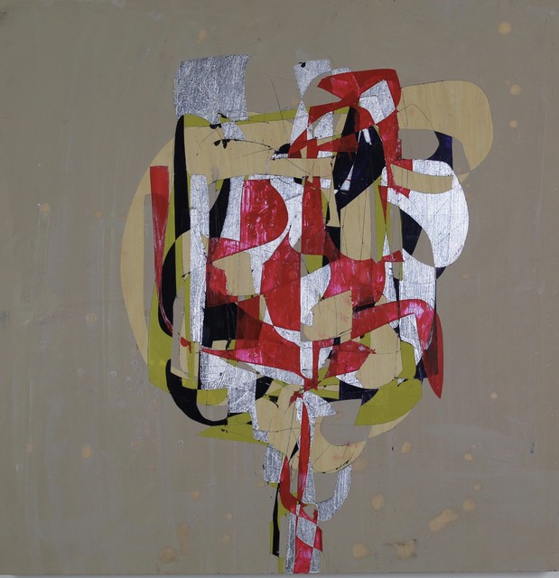Jim Napierala, ‘Edna Million’, 2015, Painting, Flashe, aluminum leaf and acrylic on wood panel, Susan Eley Fine Art