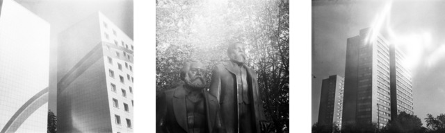 Florian Reischauer, ‘A Pieces of Interaction - Pieces of Berlin (Karl Marx, Friedrich Engels)’, 2019, Photography, 3 C-Prints, Instantdreams