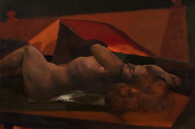 Ugo Attardi, ‘Laying woman’, Finarte
