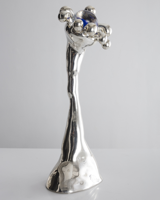 The Haas Brothers, ‘Single Head Long Neck Zoidberg lamp’, 2016, Design/Decorative Art, Silver-plated, R & Company