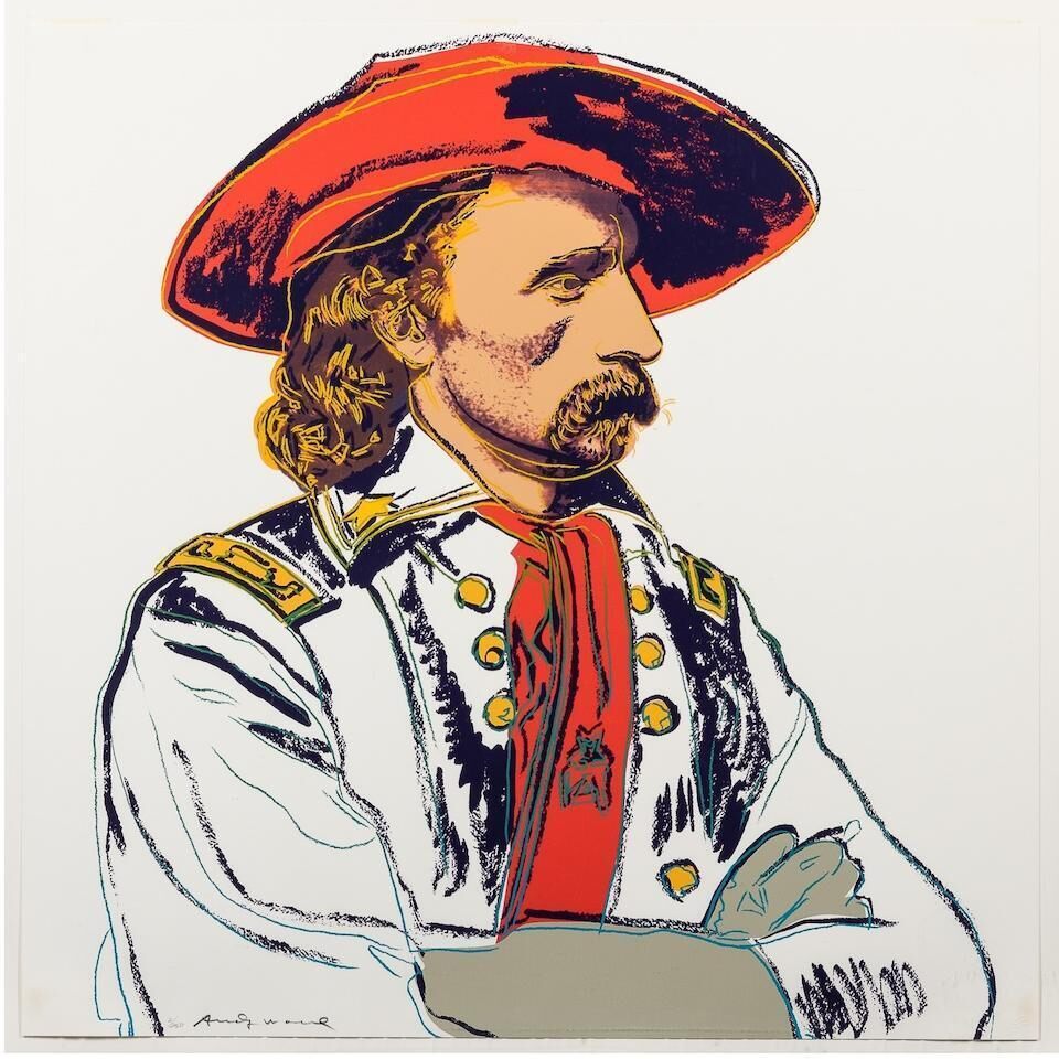 Andy Warhol - General Custer from the portfolio Cowboys and Indians (Feldman & Schellmann II.379)
