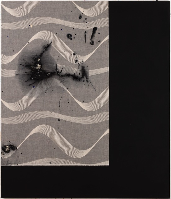 Anna Fro Vodder, ‘Control of all winds/Tense terrain’, 2015, Textile Arts, Textile and acrylic on canvas, Andersen's