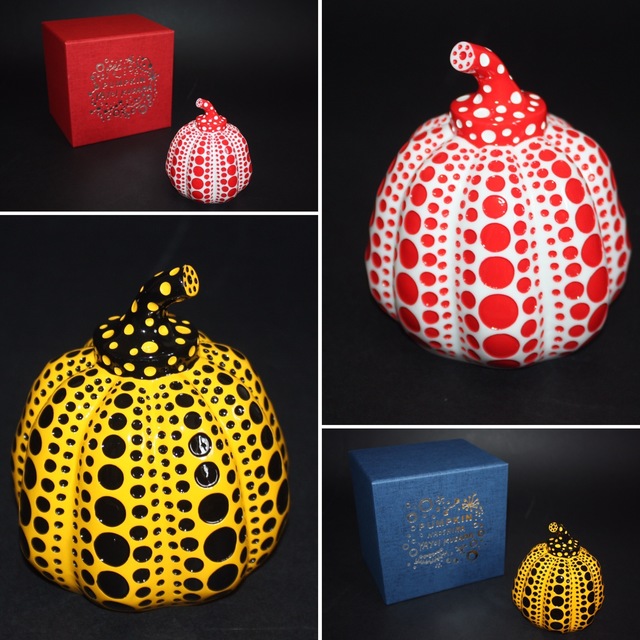 Yayoi Kusama, ‘Set of 2 pumpkins (Yellow and Red)’, 2015, Lougher Contemporary