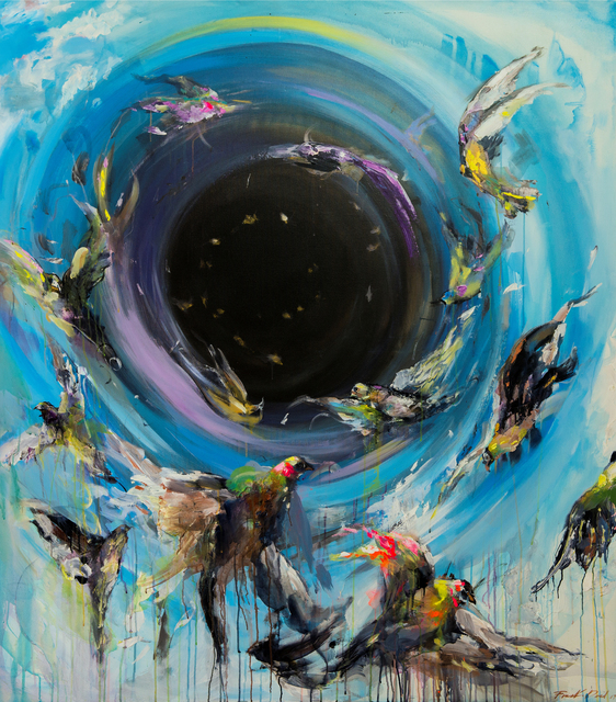 Frank David Valdés, ‘Sky’, 2019, Painting, Mixed media on canvas, ArteMorfosis - Cuban Art Platform