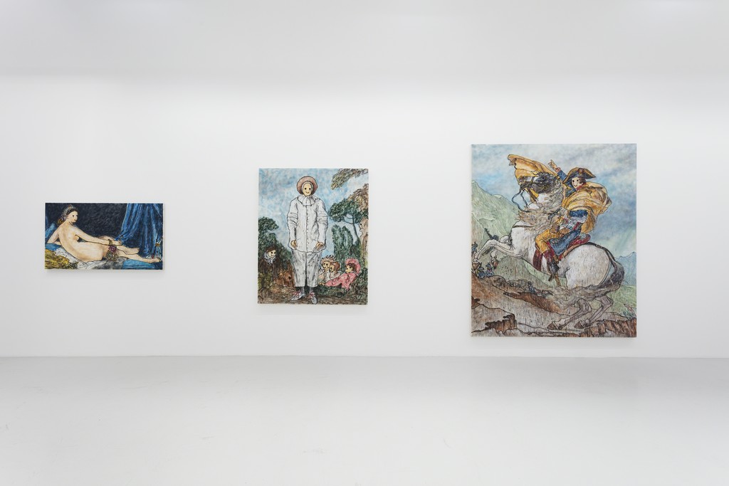 View of the exhibition “French Fries with Mayo” at Perrotin Paris (September 2 – 22, 2018)
Photo: Claire Dorn
© Courtesy Perrotin, Kaikai Kiki
View of the exhibition “French Fries with Mayo” at Perrotin Paris (September 2 – 22, 2018)
Photo: Claire Dorn
© Courtesy Perrotin, Kaikai Kiki