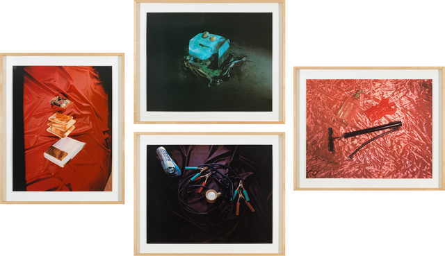 Ed Ruscha, ‘Sweets, Meats, Sheets; Closed; Air, Water, Fire; and Open from Tropical Fish Series’, 1975, Print, 4 Color screenprints, Gagosian